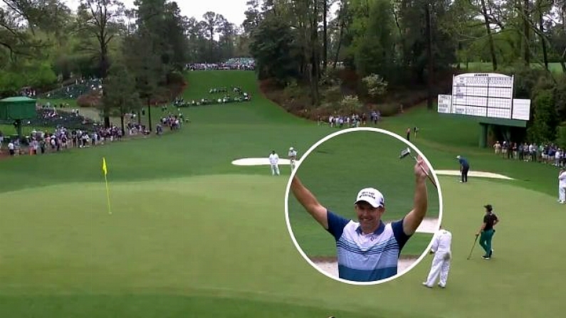 Padraig Harrington Nails Monster Putt To Save Par At The Masters