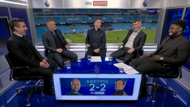 Roy Keane Threw A Brilliant Dig At Gary Neville During Chat About City And Liverpool Defenders