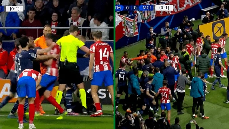 Atletico v City Descended Into Absolute Chaos At The Death