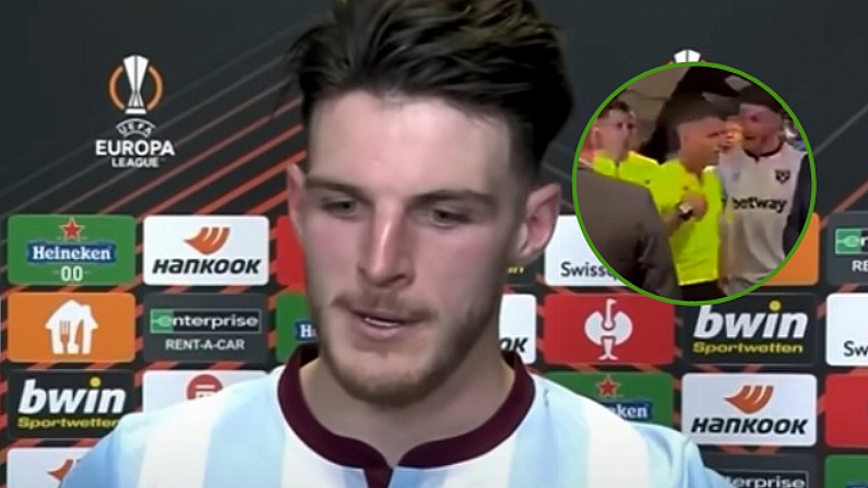 'F****ing Corruption': Declan Rice Blasts Refs In Sweary Tunnel Rant