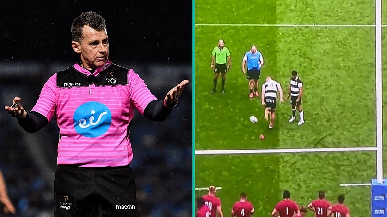 Nigel Owens Explains Why George Kruis' Back-Heel Conversion Should Not Have Stood