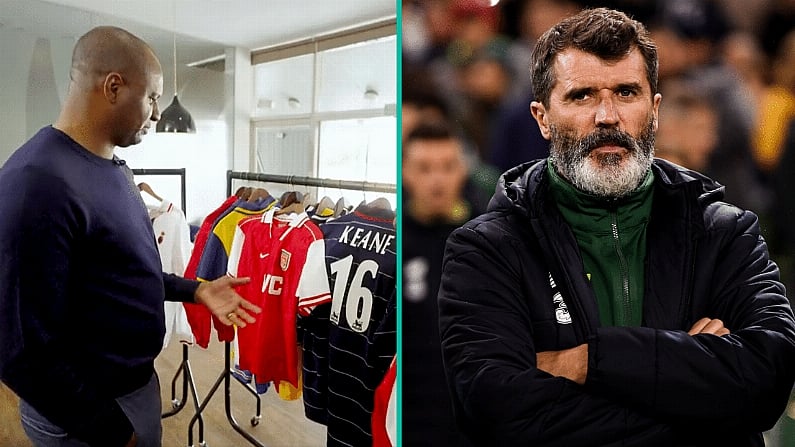 Patrick Vieira Couldn't Resist Cheeky Roy Keane Dig When Looking Back At Rivalry