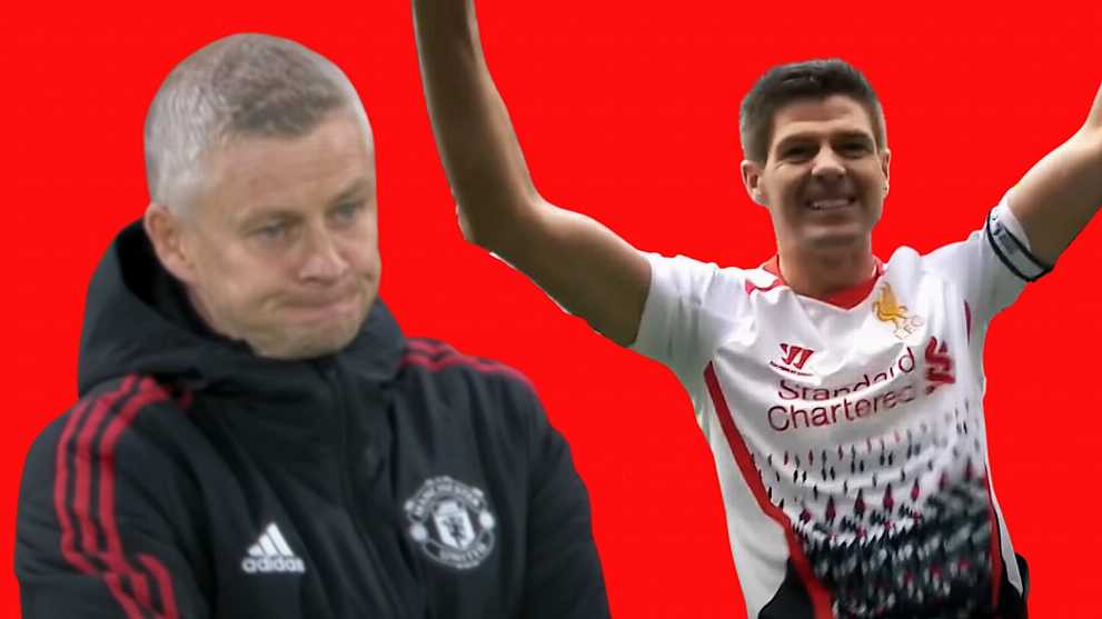 Manchester United Premier League defeats Ole Gunnar Solskjaer Steven Gerrard