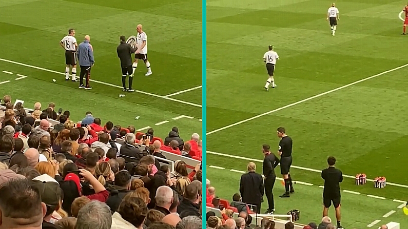 Roy Keane Enters Legends Game To Chorus Of Boos At Anfield