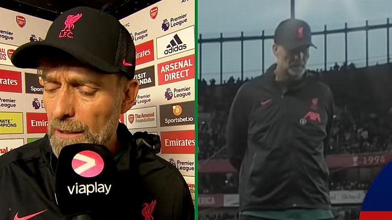 Jurgen Klopp Looks And Sounds Like A Broken Man After Arsenal Loss