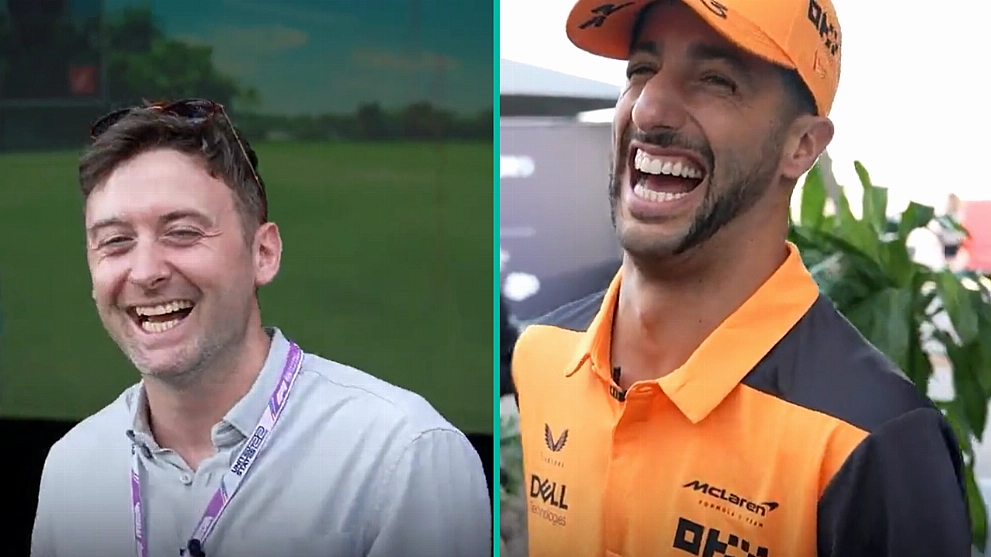 Conor Sketches Daniel Ricciardo