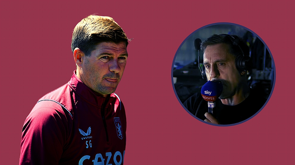 gary neville steven gerrard aston villa