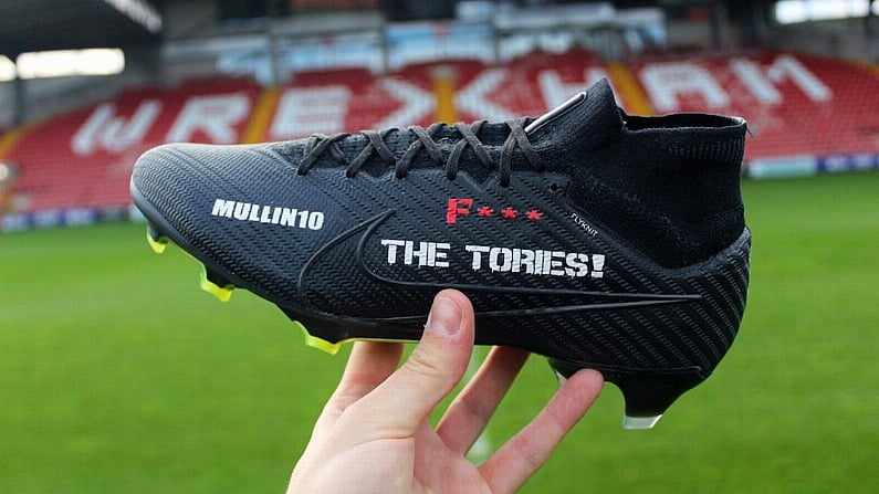 Wrexham Bar Player From Wearing "F*** The Tories" Boots