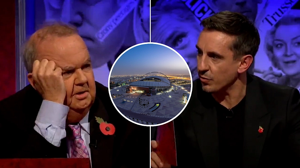 Gary Neville Ian Hislop Qatar