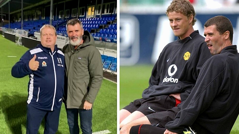 Roy Keane Turns Up At Solskjaer's U14 Training Session In Norway