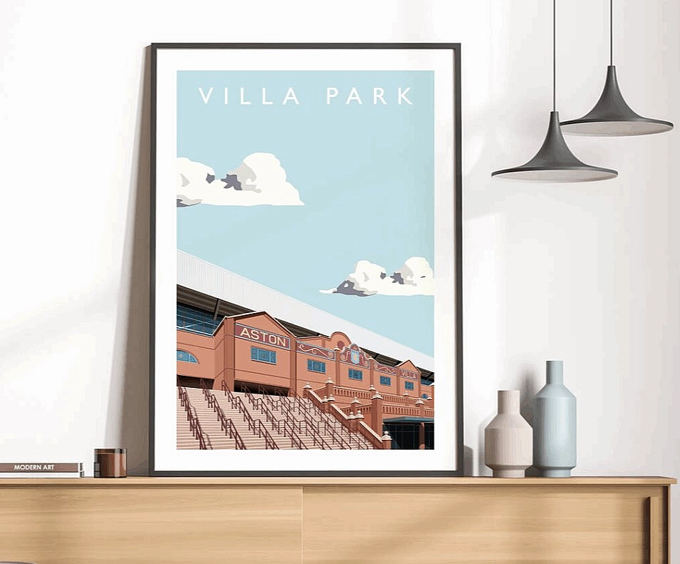 Aston Villa Big Poster Gift