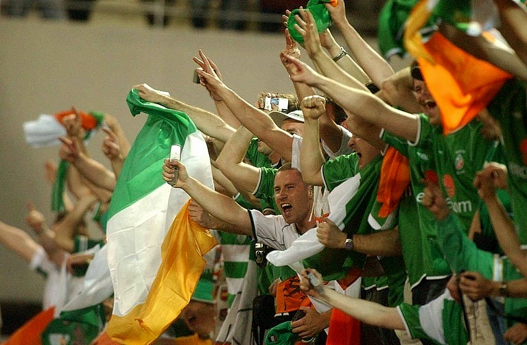 Ireland Germany 2002 World Cup fans