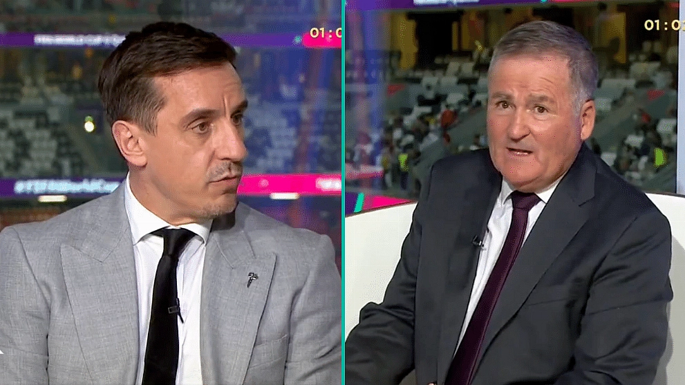 gary neville qatar tv