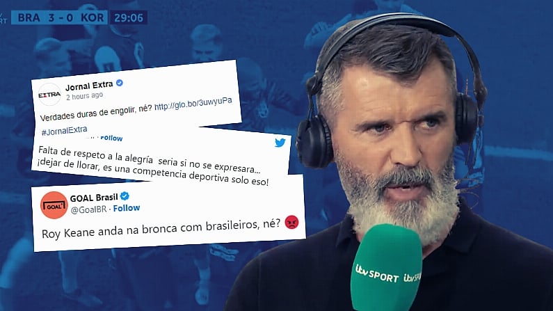 Brazilian Football Fans Livid With Roy Keane Celebration Criticism