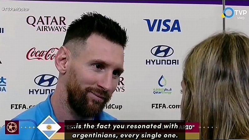 Argentinean Journalist Sums Up Messi Brilliance With Heartfelt Interview Question