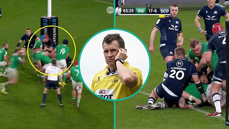 Nigel Owens Feels Ireland Were Lucky That Winning Try Against Scotland Was Given