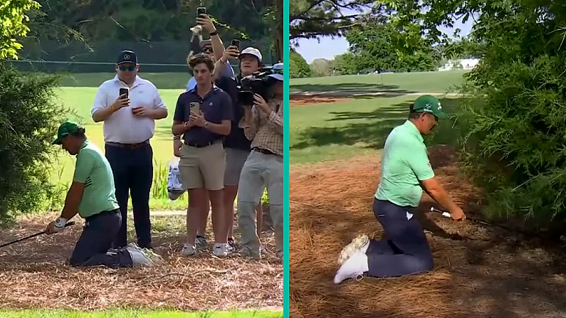 Pádraig Harrington Leaves Commentators In Awe After Incredibly Inventive Shot