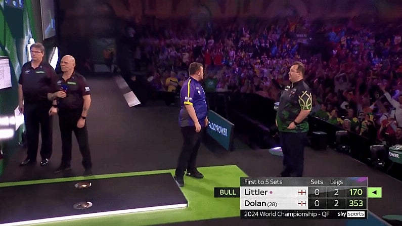 Brendan Dolan Unimpressed By Luke Littler Moment In World Darts Championship Loss