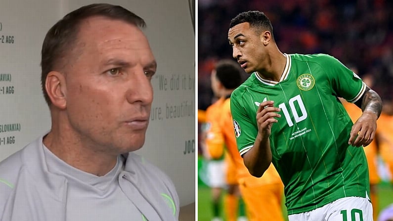 Brendan Rodgers Defends Signing Of Ireland Striker After Celtic Fan Backlash