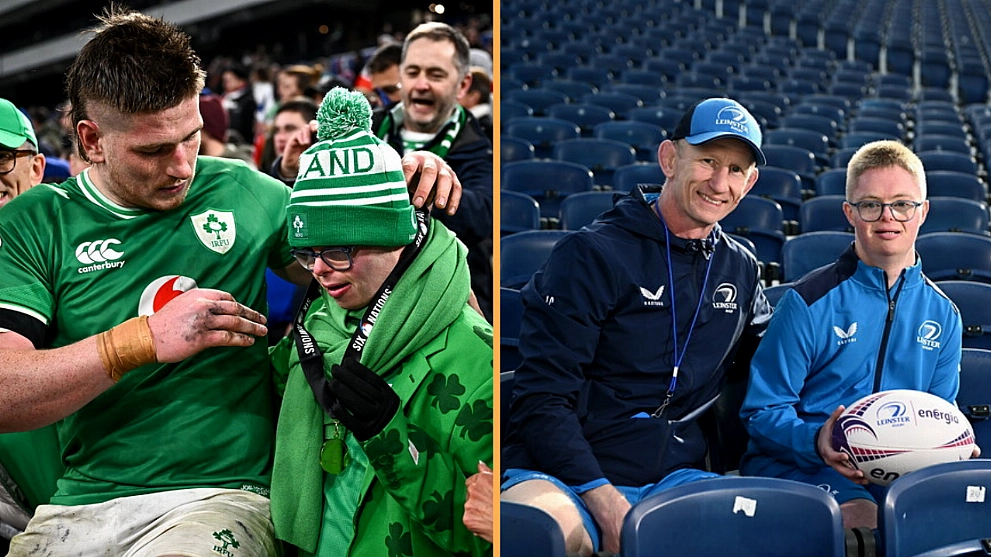 Joe McCarthy gifts brother Andrew his medal