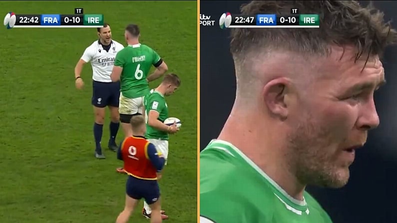 Peter O'Mahony Forced Into Hilarious Backtrack After F-Bomb Picked Up On Ref Mic