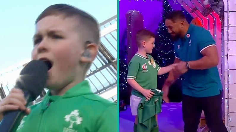 Late Late Toy Show Hero Lives Out Ireland Rugby Dream In Aviva Stadium