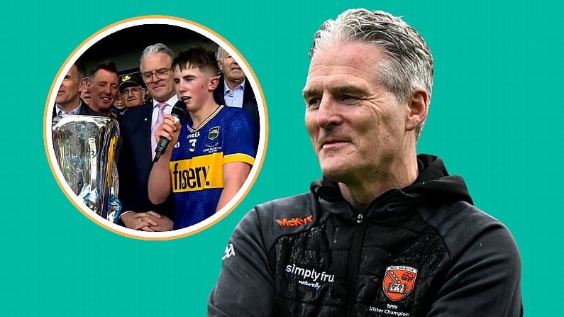 Jarlath Burns Allowed Tipp Minor Captain To Make Memorable Speech After Heroic Win