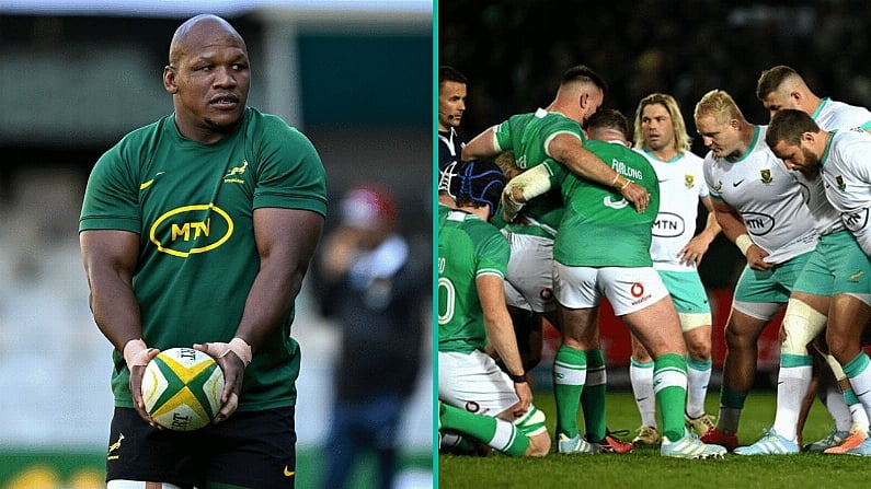 South Africa Hooker Calls Out Ireland 'Tricks' In The Scrum During First Test