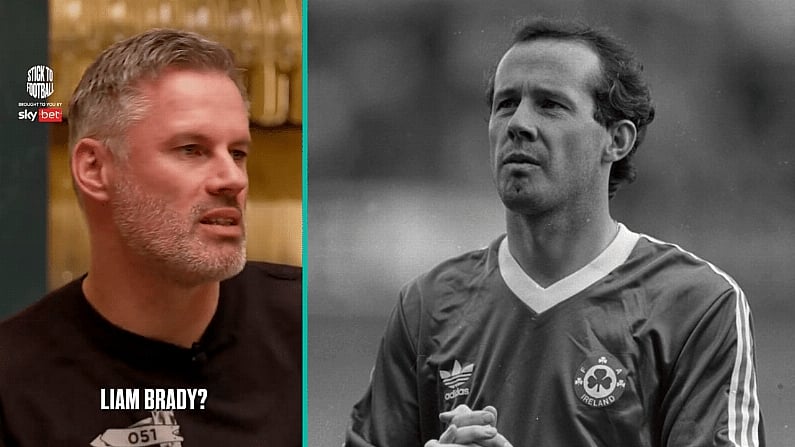 Jamie Carragher Lumps Liam Brady In As All-Time Great English Export