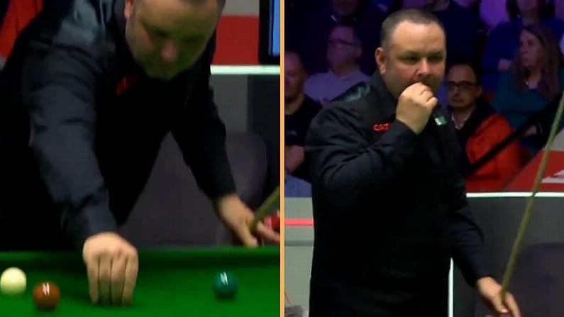 Bizarre Moment As Stephen Maguire Put Fly In His Mouth At World Snooker Championship