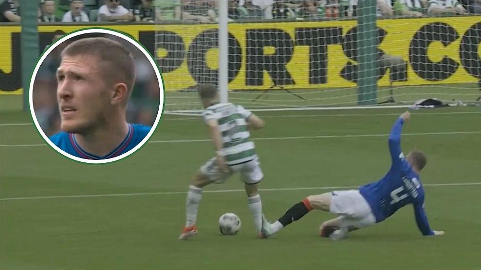 Rangers Celtic John Lundstram red card Kenny Miller