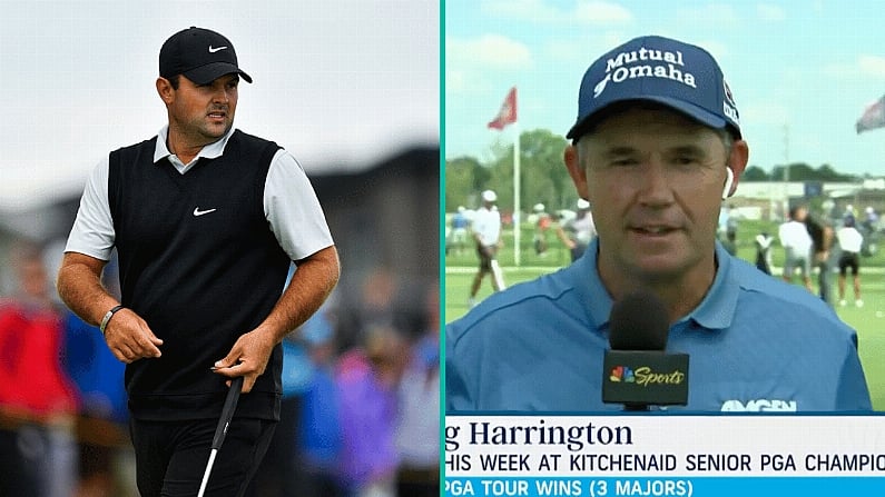 Padraig Harrington Throws Cheeky Patrick Reed Dig When Discussing PGA Tour Issue