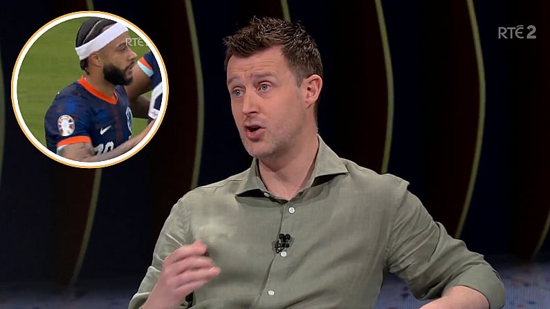 Alan Cawley Channels Inner Keano Telling Memphis Depay To 'Get Rid Of Stupid Headband'