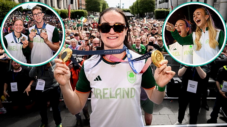 In Pictures: Tens Of Thousands Welcome Ireland Heroes Home After Olympics