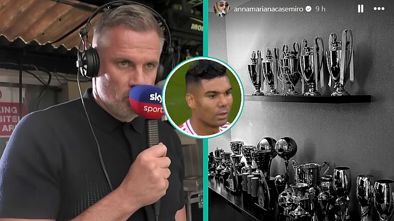 Casemiro's Wife Claps Back On Instagram After Carragher Plea