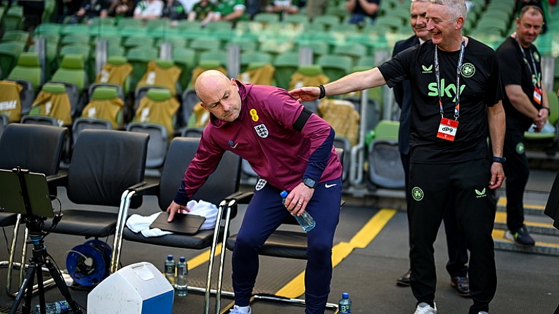 Lee Carsley Had Hilarious Explanation For Sitting On Wrong Bench At Aviva