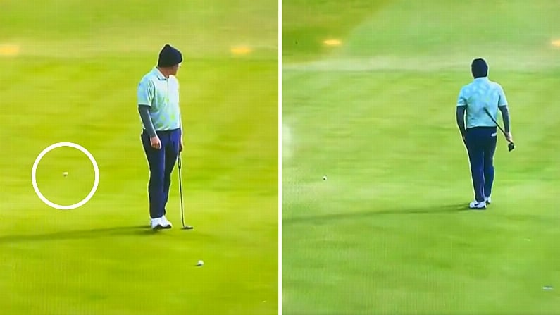 Robert MacIntyre Annoyed By Nuts Rory McIlroy Drive While Lining Up Putt