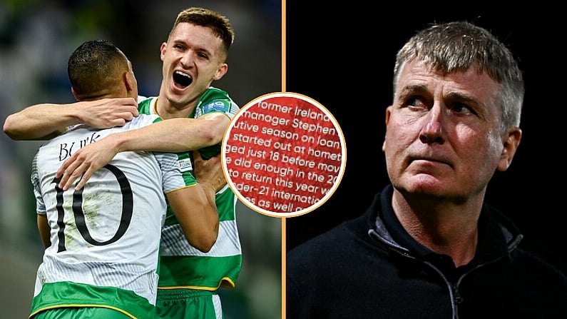 Larne Programme Wrongly Claimed Shamrock Rovers Star Son Of Stephen Kenny