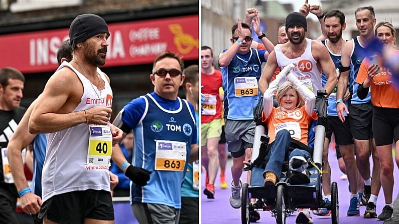 Colin Farrell Runs Very Respectable Time At Dublin Marathon While Raising Huge Funds