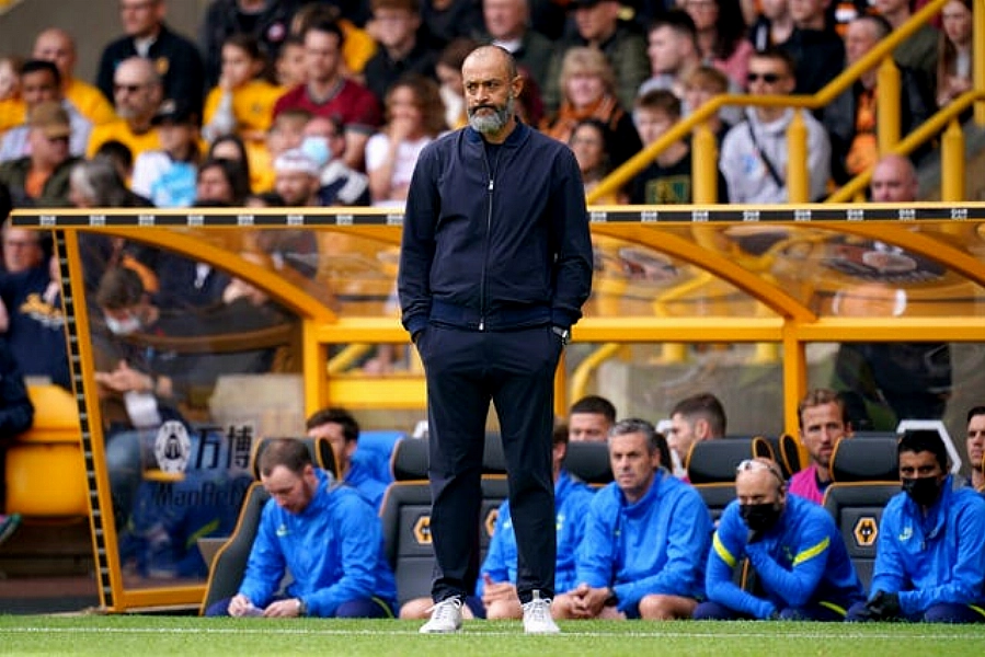 Nuno took over at Spurs after leaving Wolves in the summer