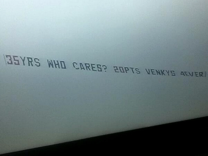 BiSca8kCIAALfqR Burnley fans hired a plane with a banner for the Blackburn game: 35 years, who cares? 20 points. Venkys 4ever!