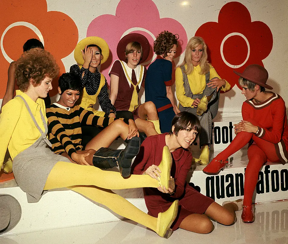 Mary Quant with models