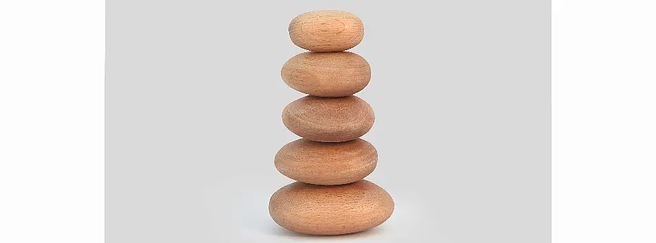 Balance Wooden Stacking Stones