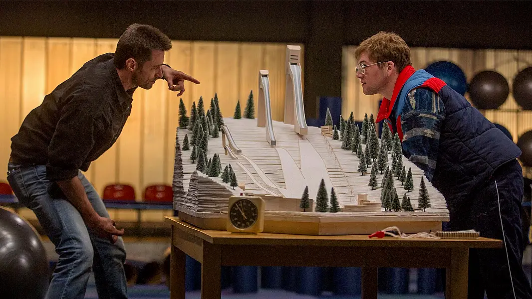 film still from Eddie The Eagle