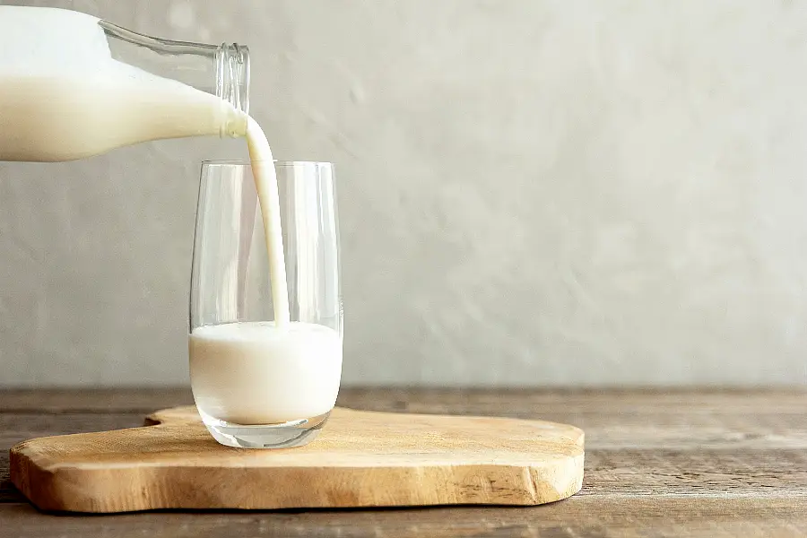 Kefir in a glass