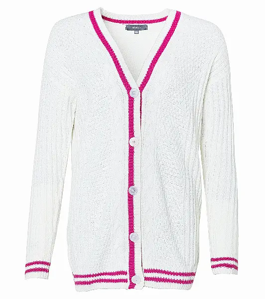 Studio Ivory Cricket Cardigan