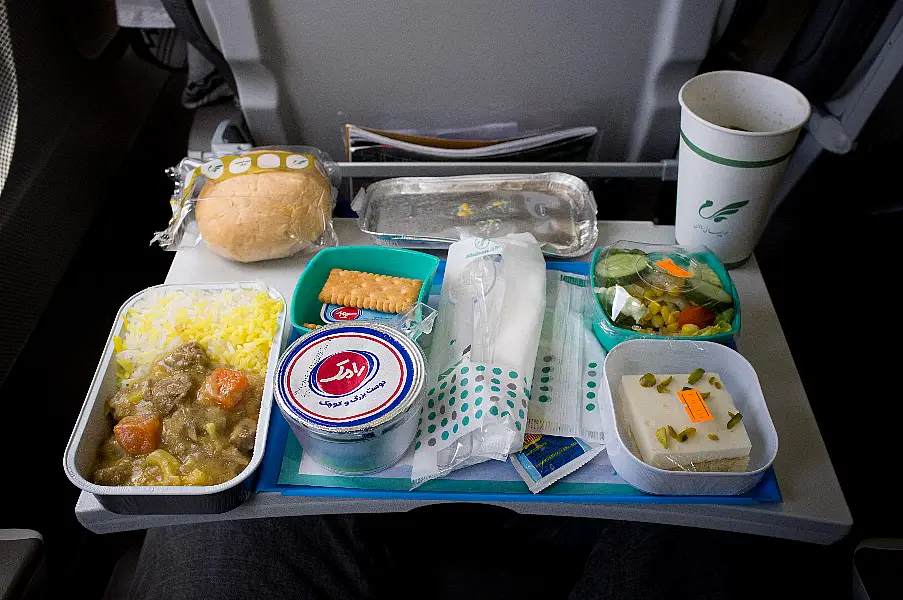 airplane meal