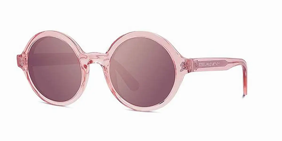 Stella McCartney SC40002I Shiny Crystal Pink Sunglasses