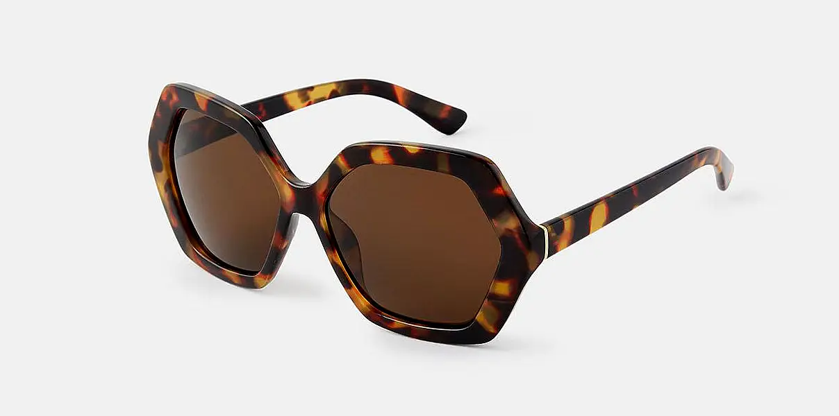 Accessorize Hope Hexagon Sunglasses