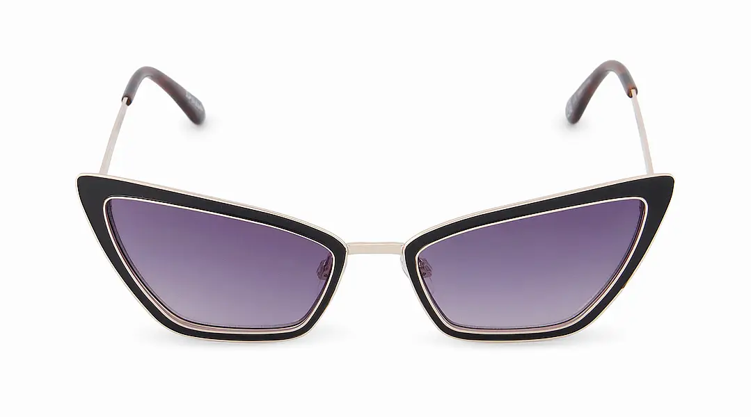 Dune Galissas Black Cat Eye Sunglasses